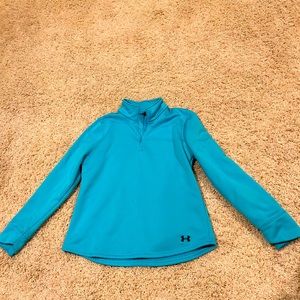 Under Armour Women’s 1/4 zip sweatshirt, size LG